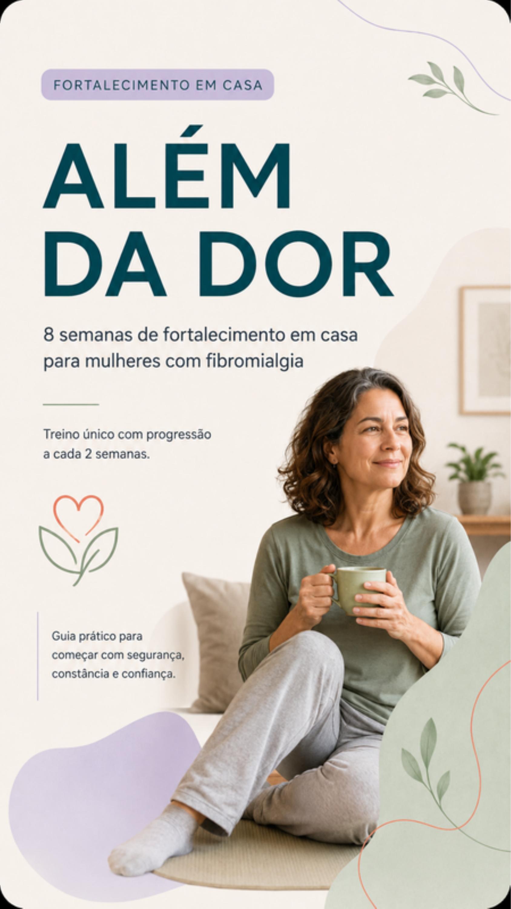 Capa do programa Além da Dor